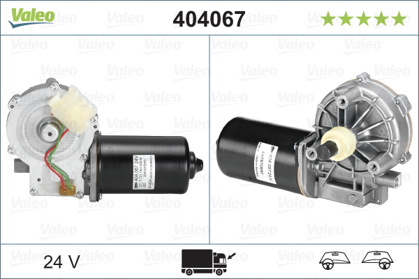 Motore tergicristallo - 404067 VALEO